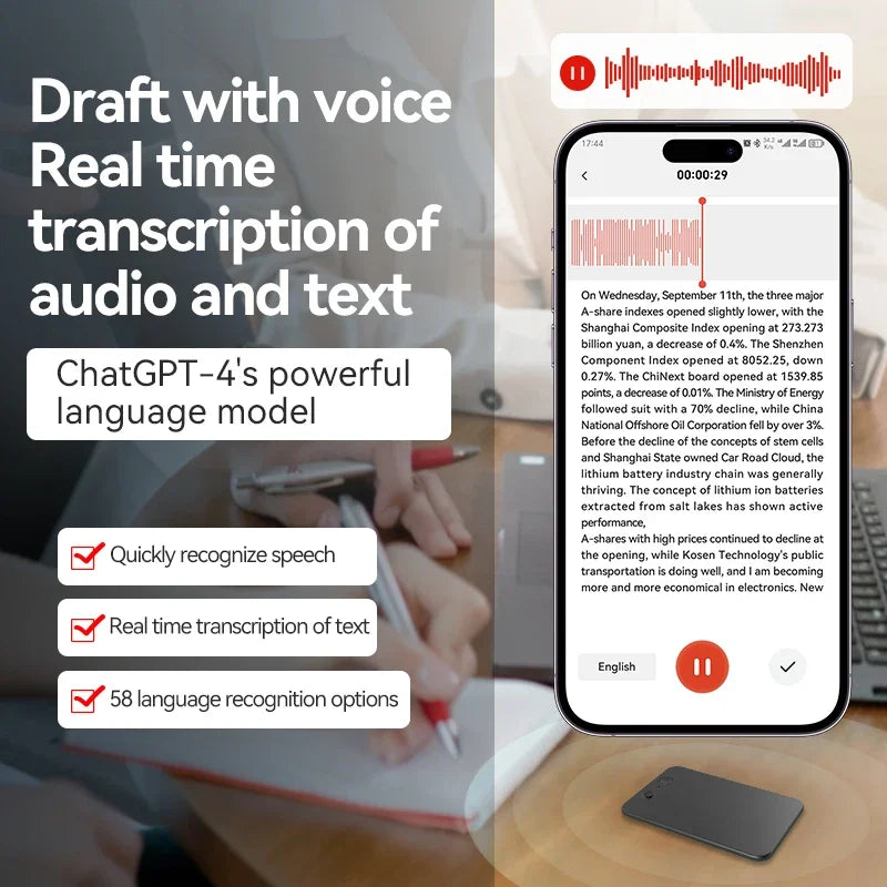 AI Powered ChatGPT-4 App Phone Call Voice Recorder