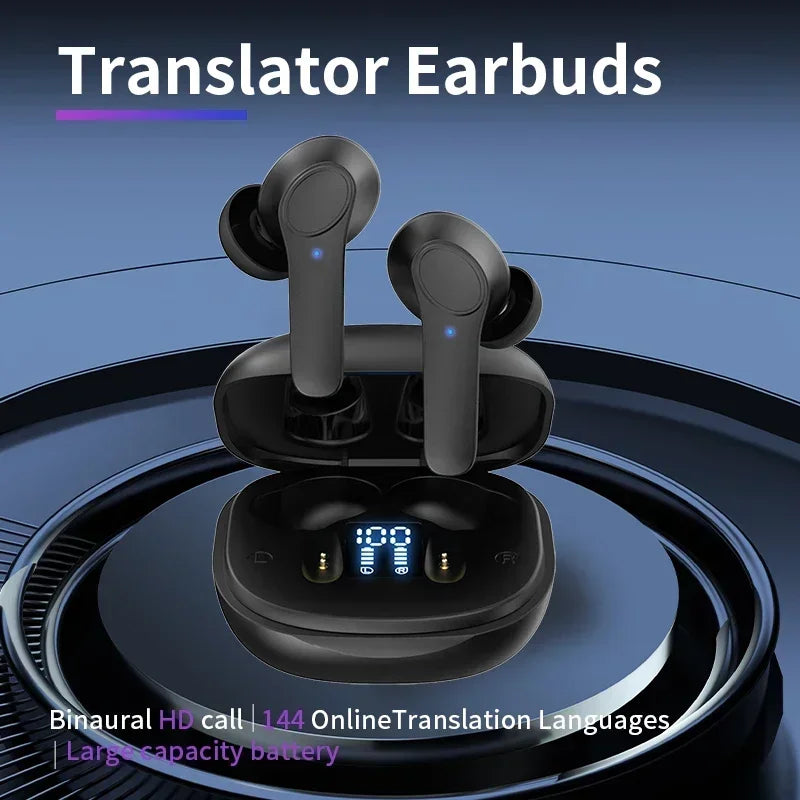 Translation Headphones Real Time Bluetooth Earbuds